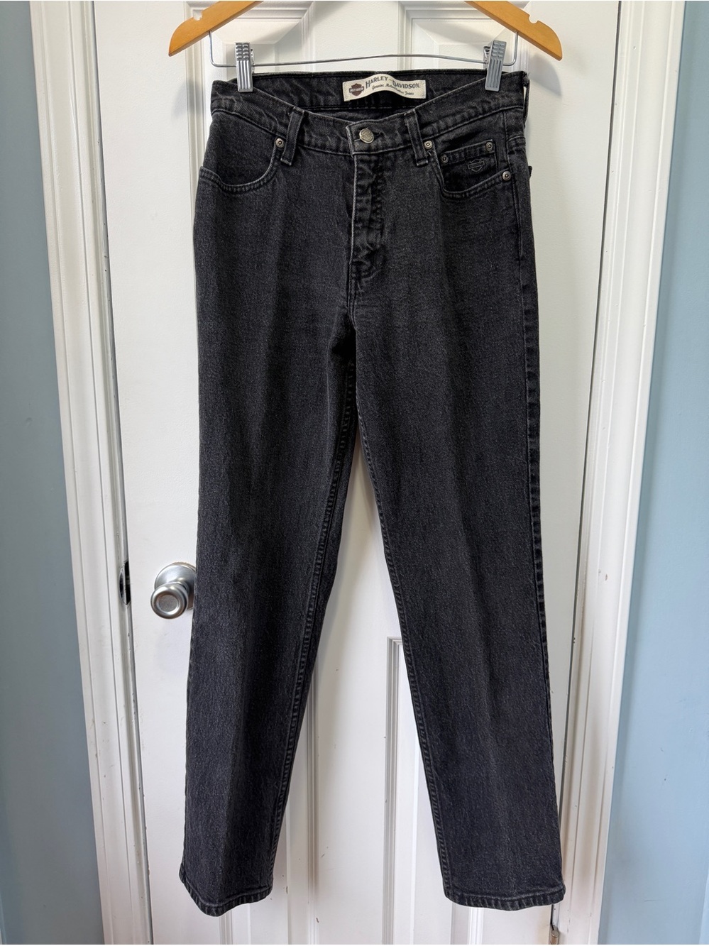 Harley Davidson Women's Black Straight Jeans Size 6